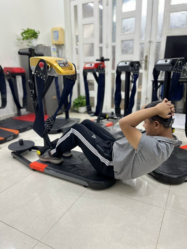 Máy massage bụng đứng MBHGYM mới nhất 2024 Mx2022 có điều chỉnh tốc độ