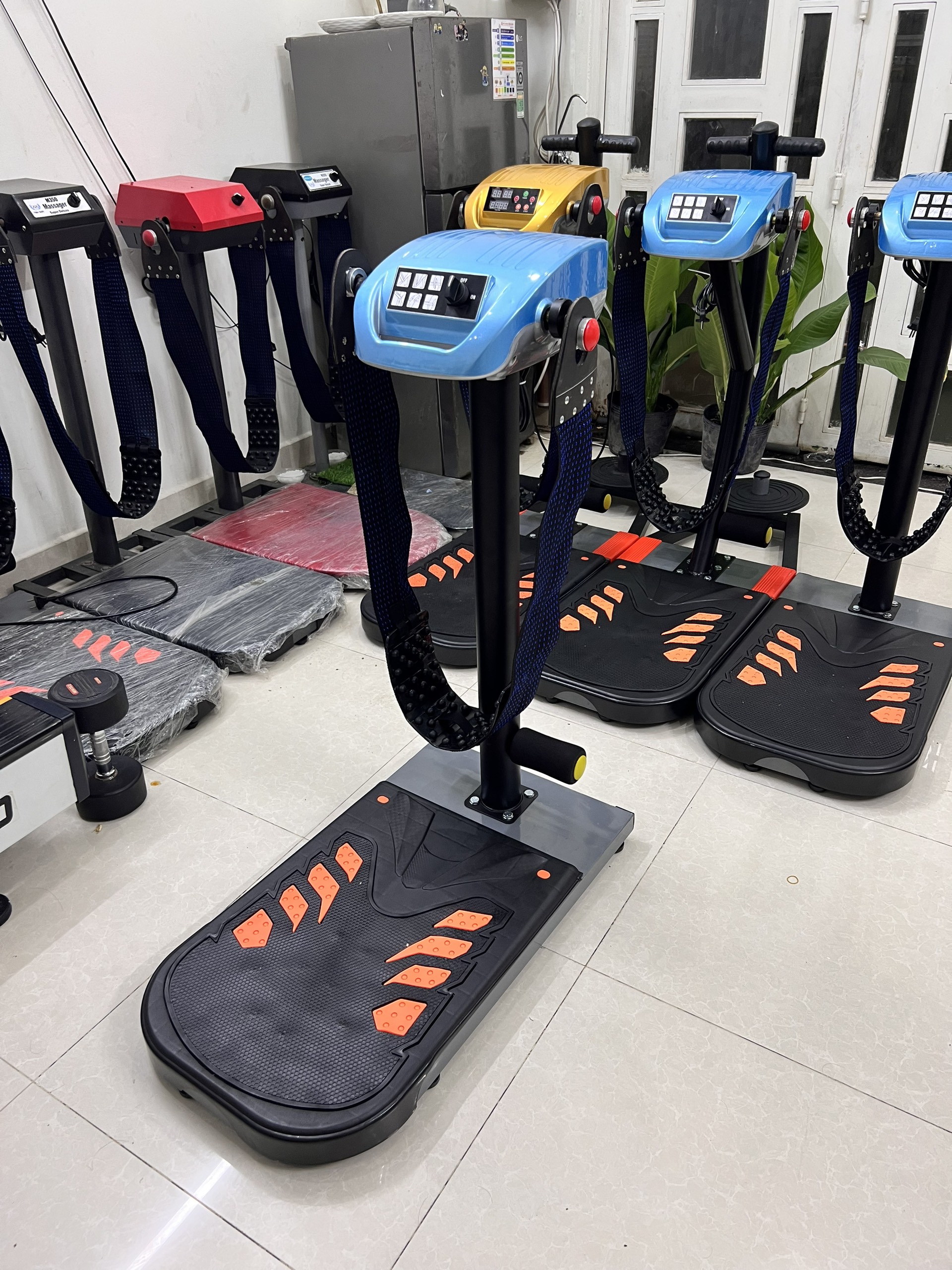 Máy Massage MBHGYM Mg2023 Gập Bụng Xanh