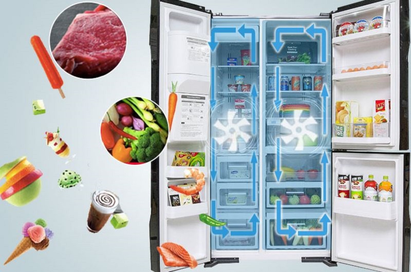 Tủ lạnh Mitsubishi Electric 346 lít MR-F42EH-BRW
