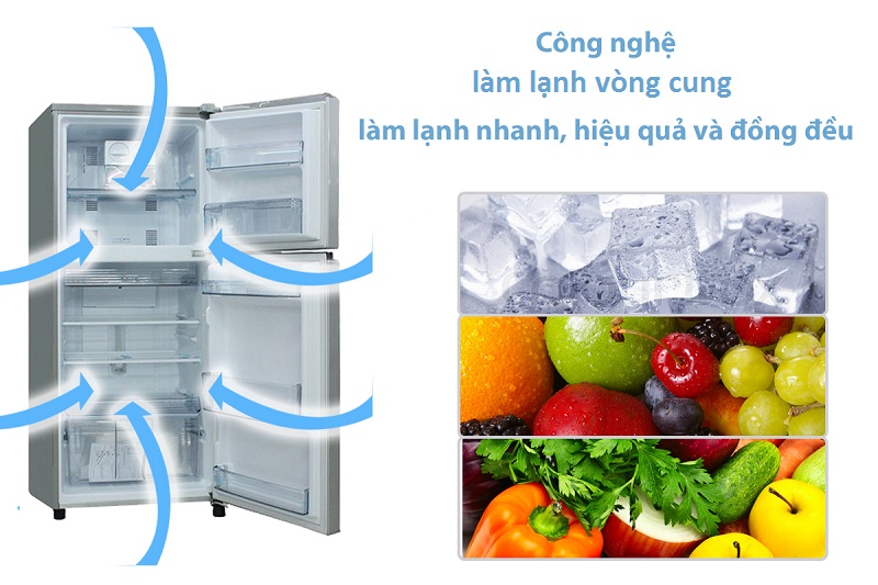 Tủ lạnh Sharp 585 lít SJ-XP590PG-BK